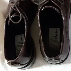 BATA CUOIO VERO Leather Lace-Up Shoes Brown Made in Italy Euro 42 Bata Cuoio Vero Brown Leather Lace Up Oxfords Shoes Men main image 2